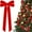 Red, variant on 12Pcs Fall Velvet Ribbon Bows Tree Decorations,5in x 10in Orange Christmas Ornaments for Tree Home Thanksgiving Party Front Door Wreath Holiday Decor