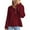 Wine, variant on Aoochasliy Womens Sweaters Clothes Pullover Cardigan Soild Long Sleeve Button Knit V-neck Coat