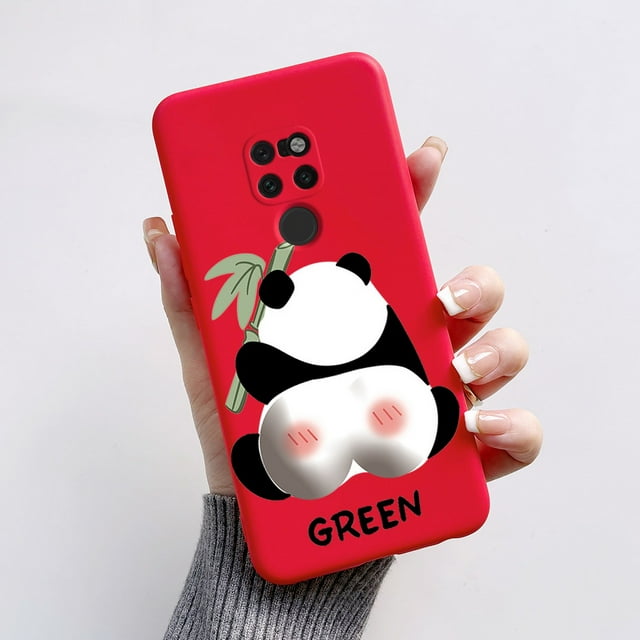 Case For Huawei Mate 20 Pro Coque Cute Rabbit Panda Cover Slim Soft Silicone Phone Case For Huawei Mate20 Pro 20Pro Fundas Capa Red-L11 For Mate 20 Pro