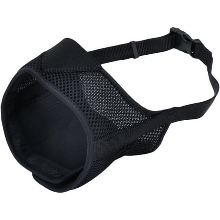 Best Fit Adjustable Comfort Dog Muzzle, Black, 10"-13"