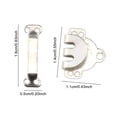 thumbnail image 5 of Shoreew 20 Pairs Sewing Hooks And Eyes Closure Set Sewing Clasp Fasteners Kit Sew Repair Hooks Replacement for Trousers Skirt Dress Bra Sewing DIY Crafting, 5 of 7
