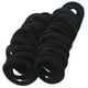 thumbnail image 4 of 50 lazos de terciopelo para el cabello, reutilizables y lavables, estilo clásico, livianos, portátiles, perfectos para colas de caballo, juego negro, 4 of 8