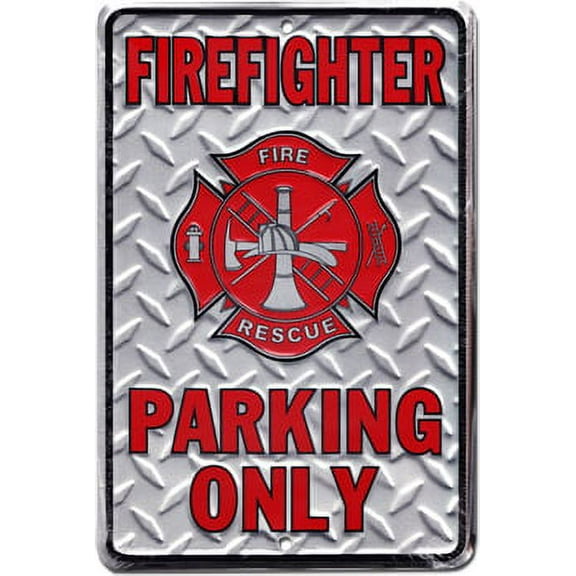 Firefighter Parking Sign