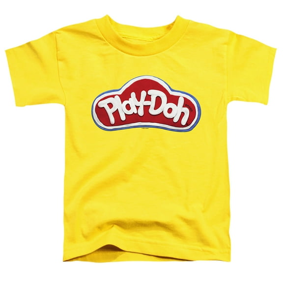 Play Doh Logo In Doh S/S Toddler T-Shirt Yellow