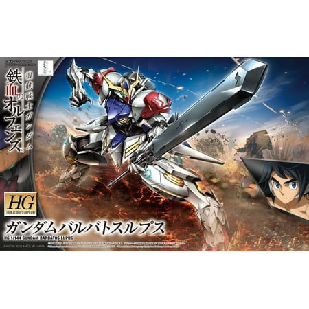 Bandai Hobby Gundam IBO Gundam Barbatos Lupus HG 1/144 Scale Model