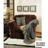 Faux Fur Throw and Pillow Set