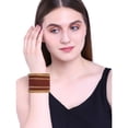 thumbnail image 3 of Efulgenz Plain Metal Bangles Matte Finish Bangles with Oxidized Crystal Bangles Metal Ball Bangles Indian Bangle Set Bracelet Bangle for Women Bollywood Fashion Statement Jewelry (40 Pcs), 3 of 6
