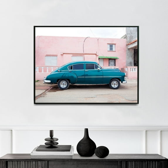 Vintage Car in Havana, Cuba | Carol M. Highsmith | Premium Fine Art Print | 21th Century American | Photography | Portrait | Architecture