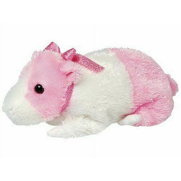 Ty Beanie Baby - Pinkys ROSA Pink Guinea Pig Silky (6") Plush