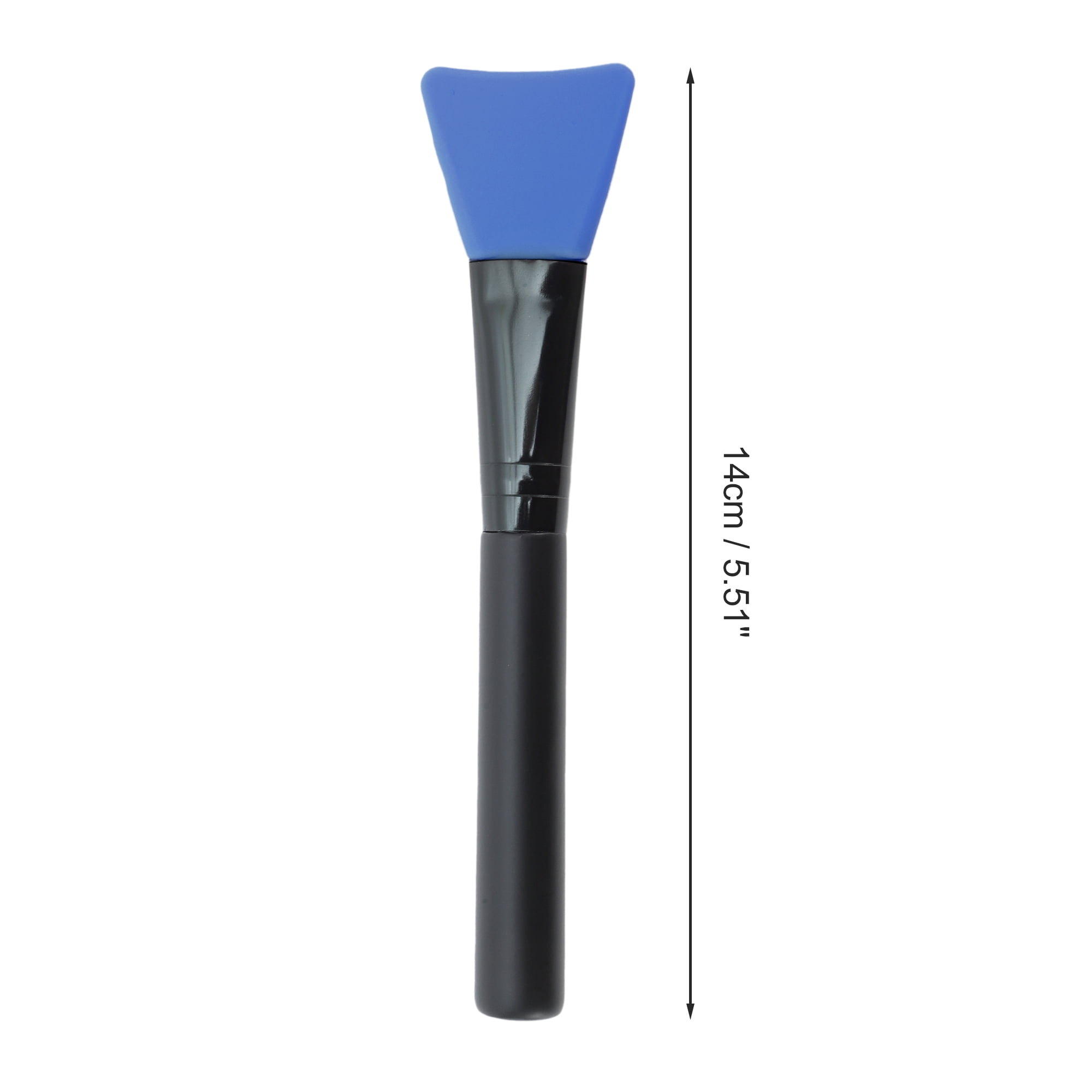 Unique Bargains Lightweight Facial Mask Brush 1 Pc [Small Flat Head] Blue