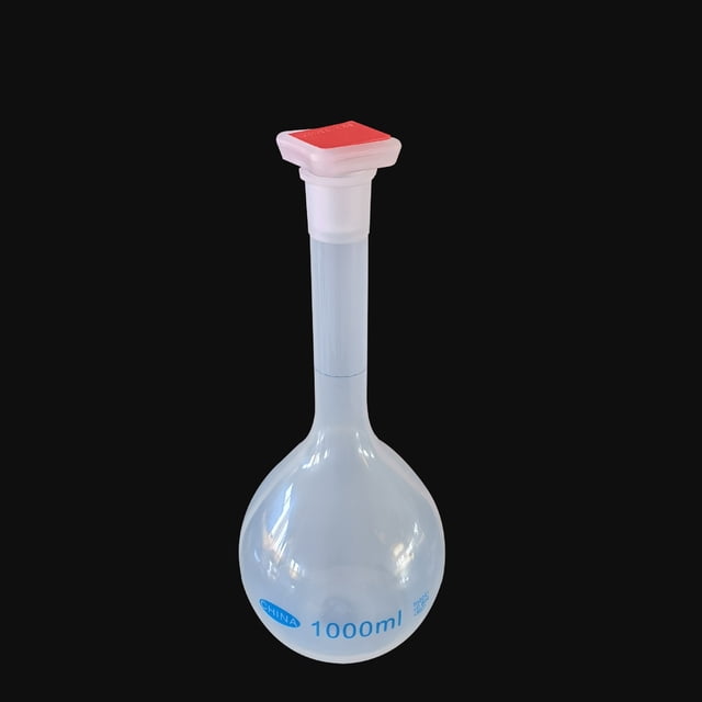 Miangastore High Neck Measuring Flask For Laboratory Precision Volumetric Flask For Science Accurate Liquid Sampling Bottle Chemical Measuring Bottle For Chemistry (50ml)
