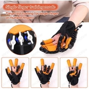 Rehabilitation Robot Glove for Stroke, Hand Exercise Equipment, Fingers Strength Training Device with 4 Mods, 9 Strength Levels, Robot Hand Gloves for Hemiplegic Finger Cramps, Right Hand XL