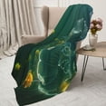 thumbnail image 3 of Sikiie Jelly Fish Cozy Flannel Fleece Throw Blanket: Lightweight & Thick for All Seasons - Perfect for Women, Men, & Kids"60"x50", 3 of 6