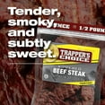 thumbnail image 3 of Old Trapper, Trapper's Choice MFF30 Teriyaki Kippered Beef Steak, Eight-Ounce Individual Package, Savory Sweet Meat Snacks, 10 Grams of Protein and 60 Calories Per Serving (Pack of One), 3 of 3