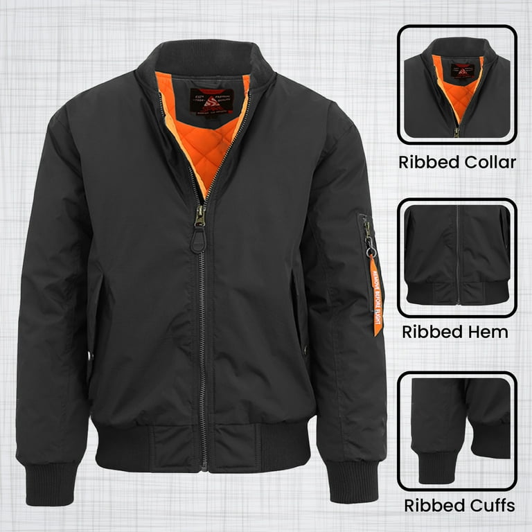Men's Heavyweight MA-1 Bomber Flight Jacket (S-5XL Men's Heavyweight MA-1 Bomber Flight Jacket (S-5XL