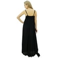 thumbnail image 6 of Bimba Women's Solid Spaghetti Strap Maxi Dress for Summer Beach Wear Sundress, 6 of 9