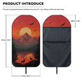 thumbnail image 7 of XYZCANDO Sunset Deer Universal Car Seat Cover Easy to Clean Car Seat Towel Cover, Non-Slip, Suitable for Van Automotive, Fit for Vans Sedan Trucks, 7 of 7