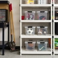thumbnail image 4 of IRIS 20 Qt Plastic Storage Bins with Lids, Stackable Storage Containers, Totes, 6Pk, 4 of 7