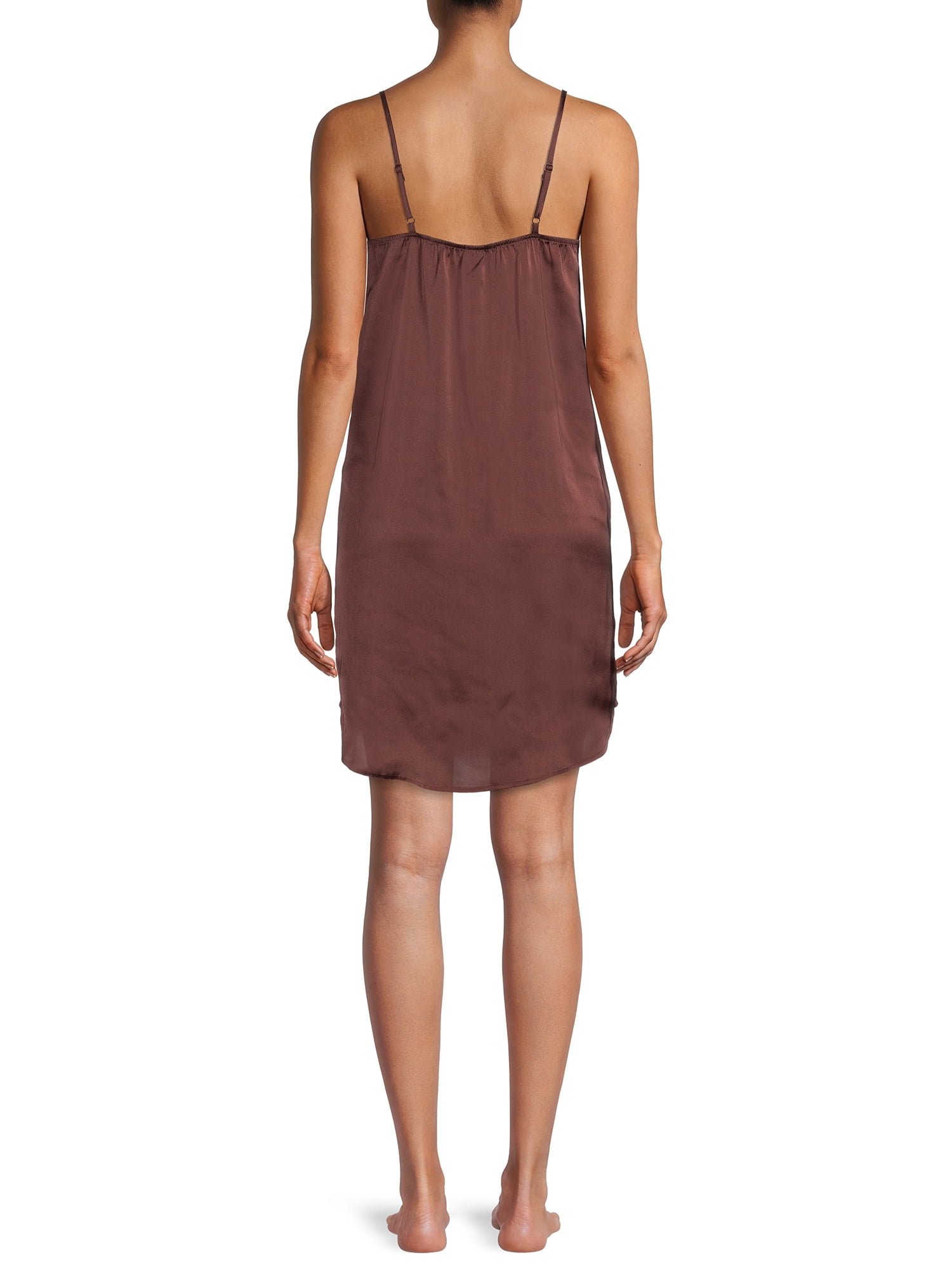 Lissome Women's Satin V-Neck Chemise