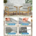 thumbnail image 4 of WINSOON 24x24 Inch Outdoor Deep Seat Cushion Set-Light Grey, 4 of 6