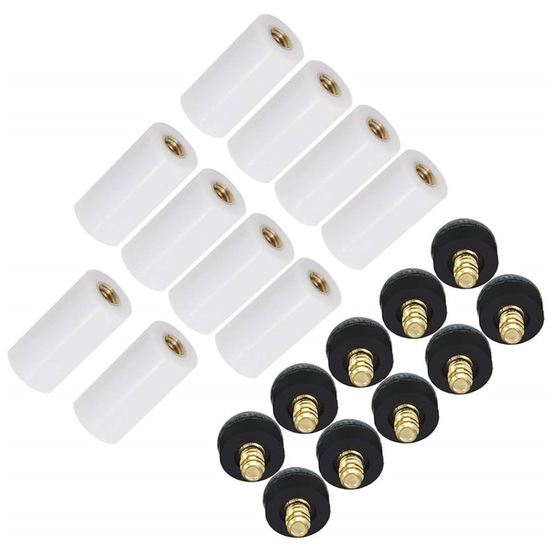 Screw On Pool Cue Tips Set of 10 Available in Various Sizes 