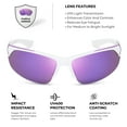 thumbnail image 2 of Xagger Polarized Sports Sunglasses for Men Women UV400 Wrap Around Baseball Softball Running Sun Glasses, 2 of 6