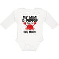 thumbnail image 3 of Inktastic Mimi and PopPop Love Me Boys or Girls Long Sleeve Baby Bodysuit, 3 of 5