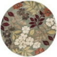 thumbnail image 3 of Deco Transitional 8' Round Seafoam and Red Polypropylene Indoor Area Rug, 3 of 6