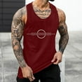 thumbnail image 2 of kpoplk Mens Sleeveless Tank Tops Workout Gym Shirts T-Shirt Lightweight Tee ,XL, 2 of 5