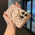 thumbnail image 7 of Compatible with Magsafe iPhone 14 Pro Max Phone Case for Women Cute, Luxury Rhombus Love Heart Soft Case,Lens Raised Edge Protection Magnetic case for iPhone 14 Pro max（6.7"）-Pink, 7 of 7