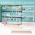 thumbnail image 1 of Earring Hanging Display Rack  Earring Organiser  2/3-Tier Ear StandJewelry Organizer Ear Stud Earring Stand  Earring Holder For Hanging Earrings, 1 of 9