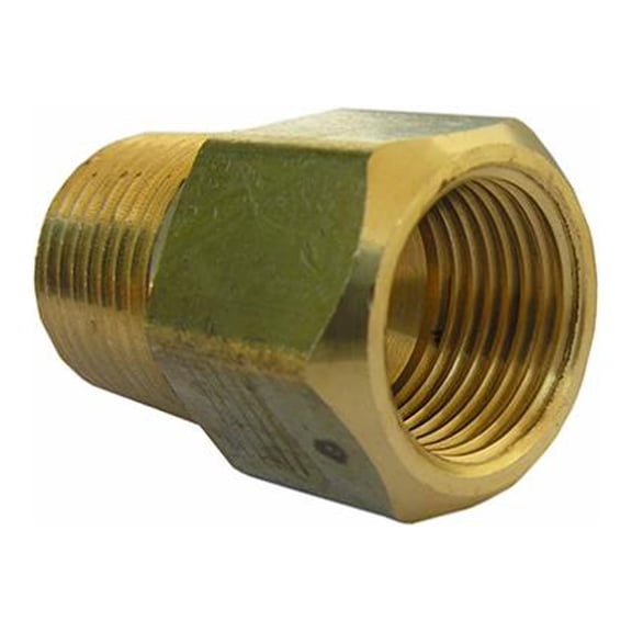 Lasco 17-6787 1/2 In. Female Flare x 3/8 In. MPT Brass Adapter - Quantity 6