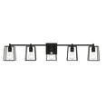 thumbnail image 3 of 12141FB5 Craftmade Lighting Dunn - 5 Light Bath Vanity In Transitional Style-7.88 Inches Tall and 40.88 Inche Wide-Flat Black Finish, 3 of 6