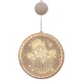 thumbnail image 1 of Christmas Lights 3D Hanging Lights Modeling Bedroom Holiday Decoration Window Star String Lights Home Decoration, 1 of 6