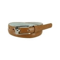 thumbnail image 2 of CTM  Skinny 3/4 Inch Leather Dress Belt (Pack of 2 Colors) (Women), 2 of 5