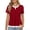 Red(Womens Tops), variant on ZHYou 2 in 1 Layered Short Sleeve T Shirts for Women Casual Loose Fit Crew Neck Color Block Summer Tops Yellow XL