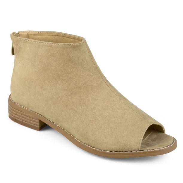 amazon open toe booties
