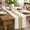Burlap Brown, variant on Burlap Brown Macrame Cotton Blend Table Runner, 12×72 Inch, Farmhouse Rustic Hollow Design, Seasonal Holiday Decor for Kitchen, Dining Table, Dresser, Home Party
