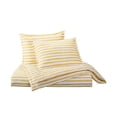 thumbnail image 3 of Martex Color Solutions Sunshine Stripe Cotton Comforter Set, White/Yellow, King, 3 of 6