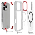 thumbnail image 3 of Funda GHOSTEK Covert para iPhone 16 PRO MAX Transparente con MagSafe Multicolor, 3 of 8