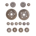 thumbnail image 1 of Alloy Differential Gear Replacement Kit for WLtoys XKS 144001 RC Racing Car - 2 Complete Sets, 44g, Poly Bag Packing, Durable Metal Transmission Gears for Upgraded Performance and Easy Repair, 1 of 6
