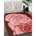 thumbnail image 3 of Ahgly Company Machine Washable Indoor Rectangle Transitional Light Coral Pink Area Rugs, 2' x 4', 3 of 7