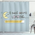 thumbnail image 1 of Ambesonne Saying Shower Curtain, Dreams Loading, 69"Wx84"L, Multicolor, 1 of 3