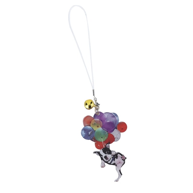 Car Pendant Cartoon Cute French Bulldog Color Balloon Car Decoration for Friends Family Gift