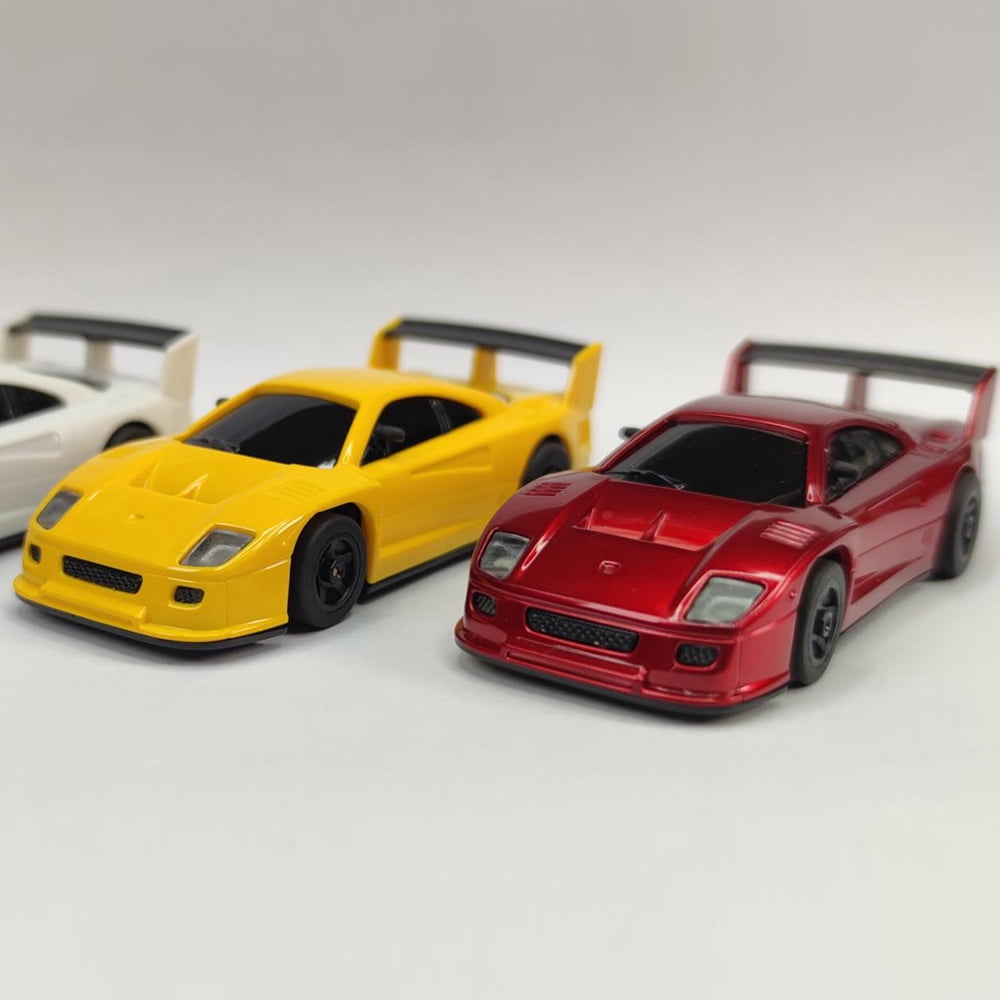 S100 1:76 Scale Mini RC Car, 2.4GHz Remote Control Car with LCD Screen, High Speed & Fast Charging, Portable Desktop Racing Vehicle for Adults