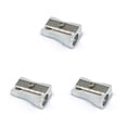thumbnail image 4 of sweethay Metal Mini Pencil Sharpeners Classical Silver Sharpening Office Learning Tools School Pencils Manual Alloy Bulk Type1 NO1, 4 of 6