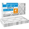 thumbnail image 2 of LotFancy 10x20x1 Air Filters, MERV 13 Pleated HVAC AC Furnace Air Filters, 4 Pack, 2 of 9