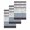 Blue Brown, variant on Blue Brown Stripes Kitchen Dish Towels for Drying Dishes Set of 3, Abstract Geometric Spring Flowers Country Waffle Weave Microfiber Hand Tea Bathroom Towels Quick Dry & Absorbent Towel 12x12