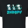 thumbnail image 3 of Peanuts - Snoopy - Juniors Cropped Cotton Blend T-Shirt, 3 of 6