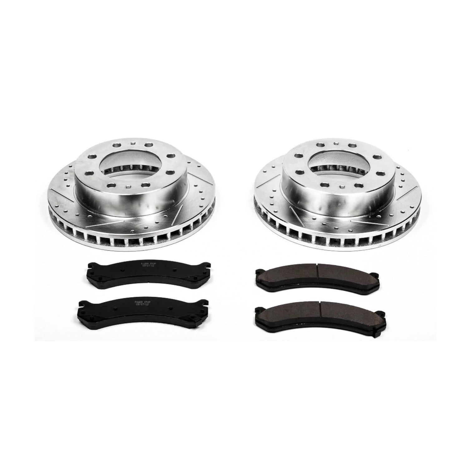 PowerStop Front Z23 Evolution Sport Carbon-Fiber Ceramic Brake Pad and Drilled & Slotted Rotor Kit Fits: CADILLAC CHEVROLET GMC HUMMER Select Models K2020